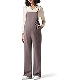 G4Free Maternity Jumpsuits Adjustable Strap Overalls Pregnancy Wide Leg Rompers with Pockets