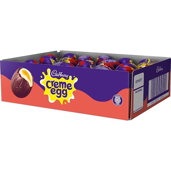 CADBURY CREME EGG – 1.41OZ (40G) (PACK OF 48)