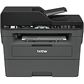 Brother Monochrome Laser Printer, MFCL2710DW, Wireless Networking, Duplex Printing, Includes 4 Month Refresh Subscription Tri