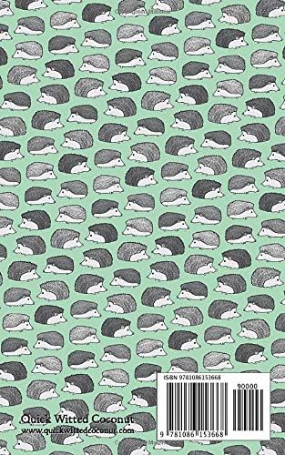 Hedgehog Notebook - Ruled Pages - 5x8 - Premium (Green) - Image 3