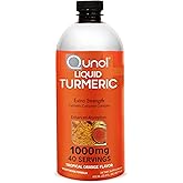 Qunol Liquid Turmeric Curcumin with Black Pepper 1000 Milligram, Supports Healthy Inflammation Response and Joint Support, Dietary Supplement, Extra Strength, 40 Servings, 20.3 fl oz (pack of 1)
