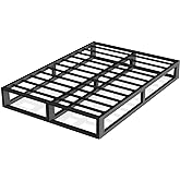 Bilily 6 Inch King Bed Frame with Steel Slat Support, Low Profile King Metal Platform Bed Frame Support Mattress Foundation,Heavy Duty,No Box Spring Needed,Easy Assembly,Noise Free