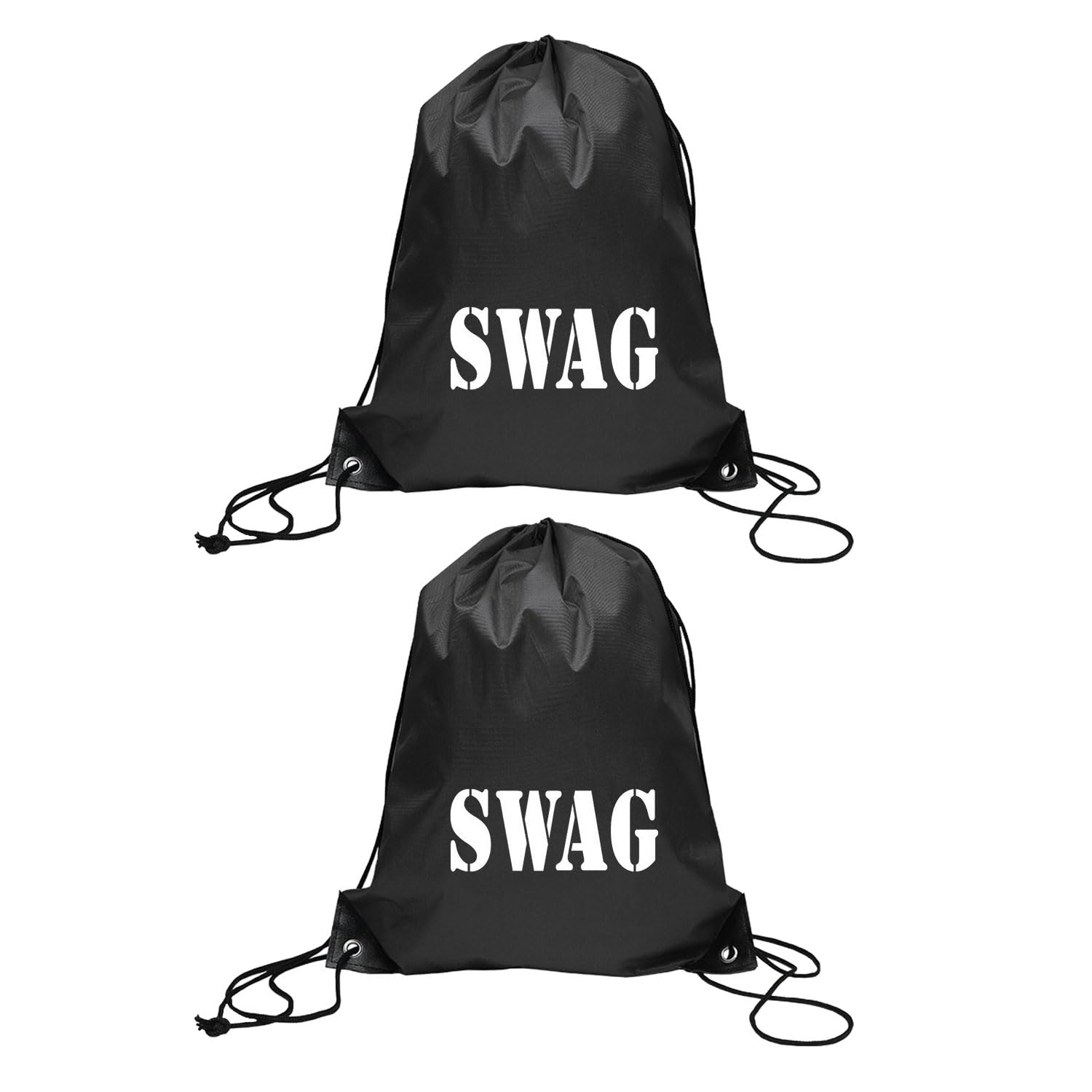 RmKbe 2 Pieces Swag Bag Swag Drawstring Bag Robbers Thief Burglar Accessory Halloween Party Fancy Dress for Adult