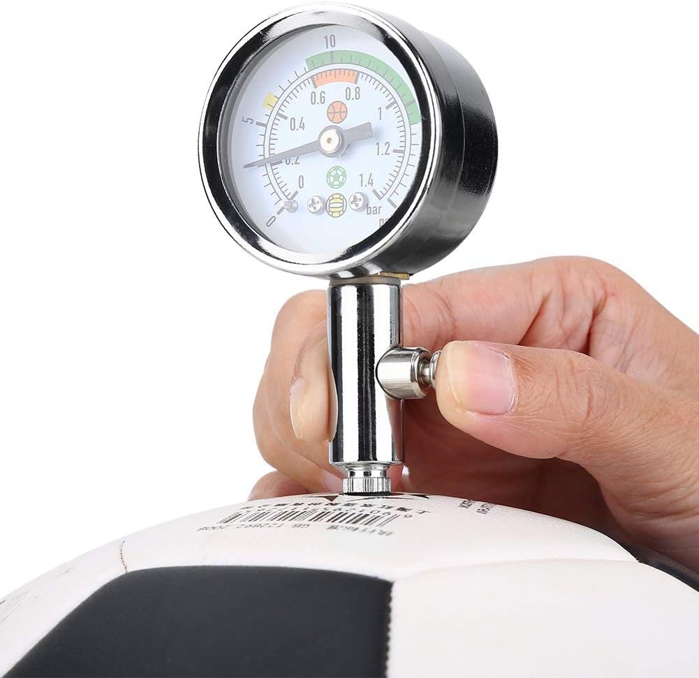 Portable Sports Pressure Gauge Basketball Air Guage Football Pump