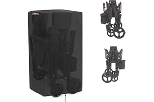 Fizentia Wagon Cover Compatible with Radio Flyer (Cover Only),420D Stroller Cover for Jeep Wagon Stroller,Waterproof Cover for Jeep Wagon Sport All-Terrain (25" L x 14" W x 32" H)