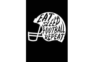 American Football Notebook: Football Journal 6x9 120 Pages