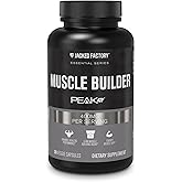 Jacked Factory Essentials Muscle Builder - ATP Muscle Builder for Men with Peak ATP to Support Muscle Gain, Enhance Athletic Performance, & Increase Strength - 30 Capsules