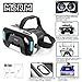 MSRM 3D VR Glasses,Magnet control button 3D virtual reality headset for IOS, Android ,Microsoft& PC phones Series within 4.0-6.0inches.With Bluetooth gamepad / remote / self timer.(MSRM-ZB)