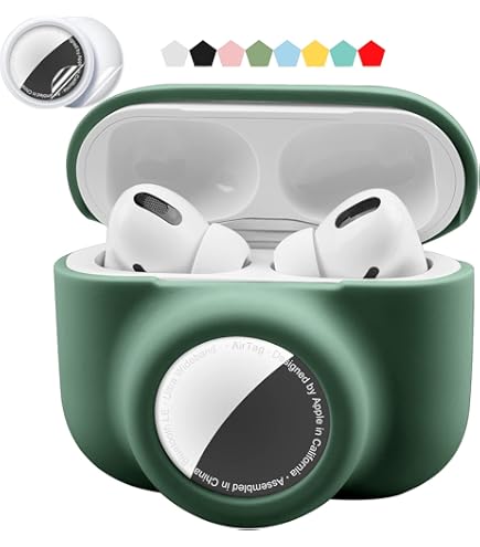 Amazon.com: [2 Pack] for Airpods pro 2 airtag case,2 in 1 Case for