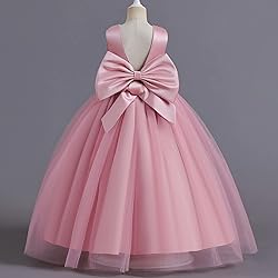 Nileafes Flower Girl Dresses for Wedding V-Shaped