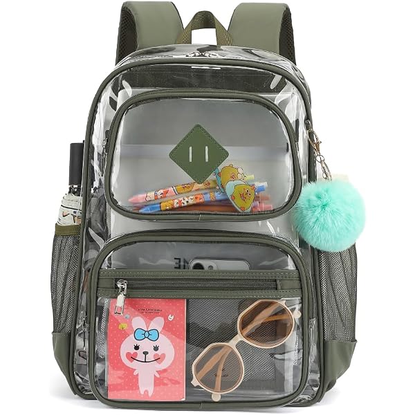 Amazon.com | xigua Running Horse Clear Backpack for School  display picture 1