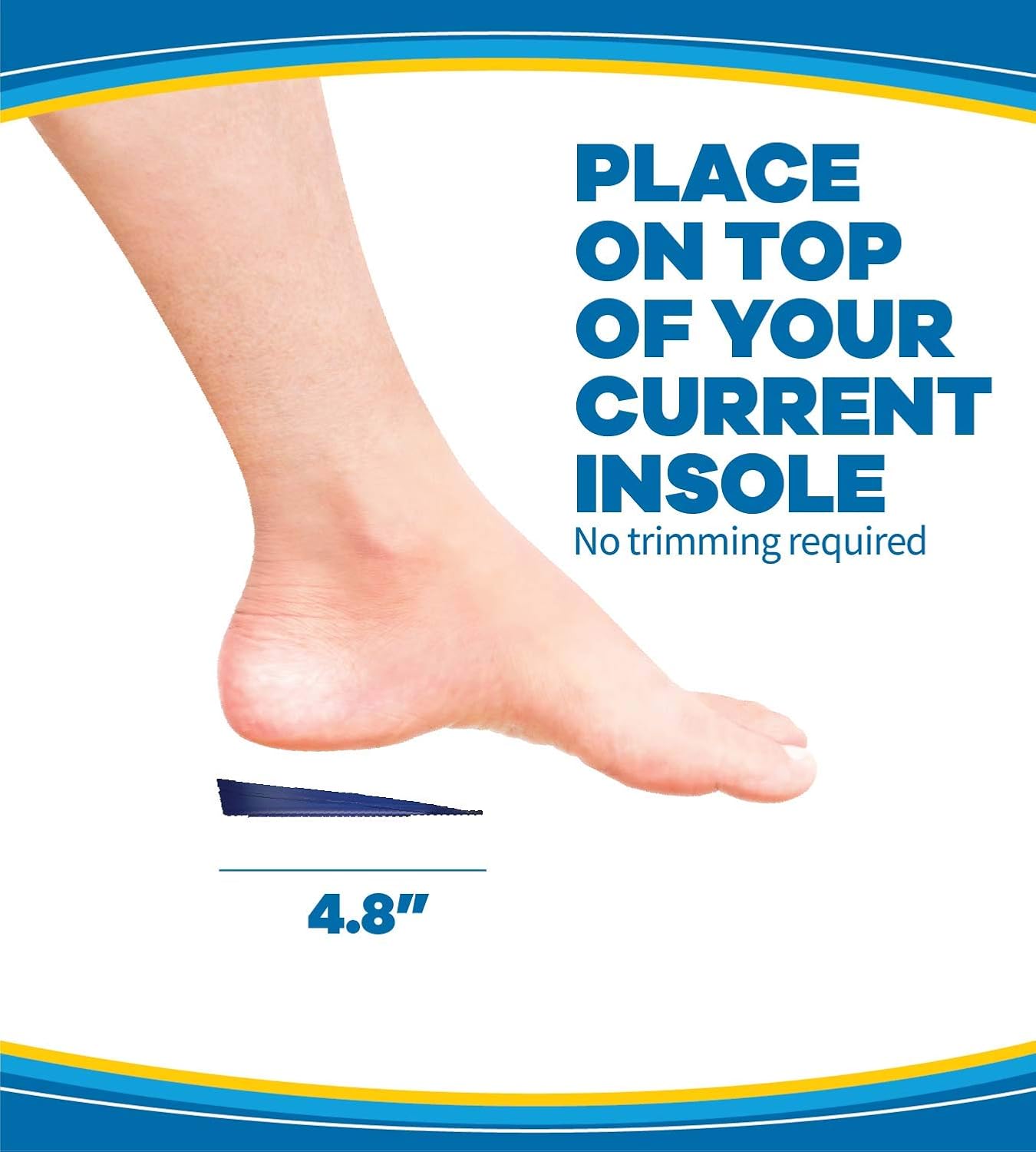 Dr. Scholl's HEEL CUSHIONS with Massaging Gel Advanced // All-Day Shock Absorption and Cushioning to Relieve Heel Discomfort (for Men's 8-13, also available for Women's 6-10): Health & Personal Care