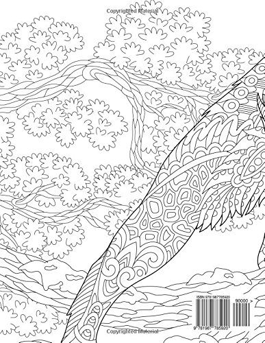 Malbuch mit bedrohten Tierarten für Erwachsene 1 (Volume 1) (German Edition)