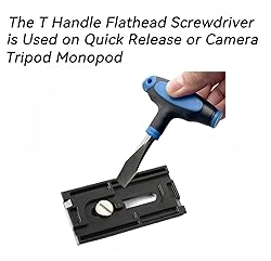 DOFEDOFO T Handle Flat Head Screwdriver, T Handle
