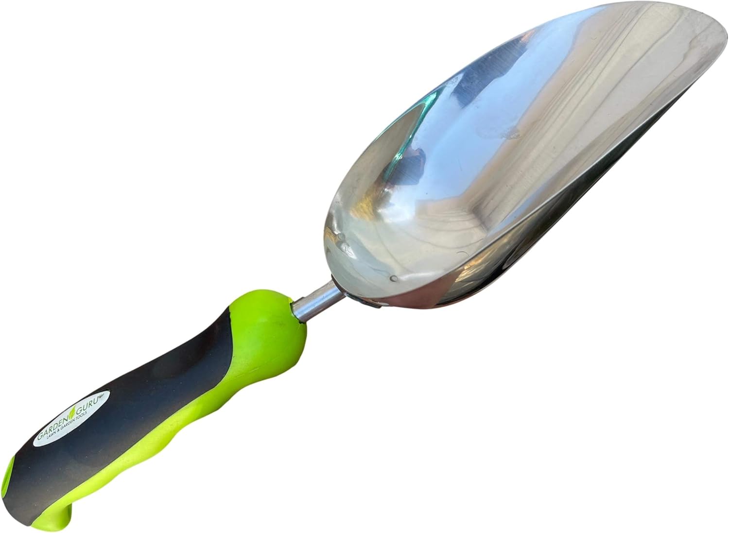 Garden Guru Super Strong Garden Scoop Trowel Shovel Transplanter - Stainless Steel - Rust Resistant - Ergonomic Grip - Perfect Hand Shovel for Gardening Transplanting and Digging : Garden & Outdoor