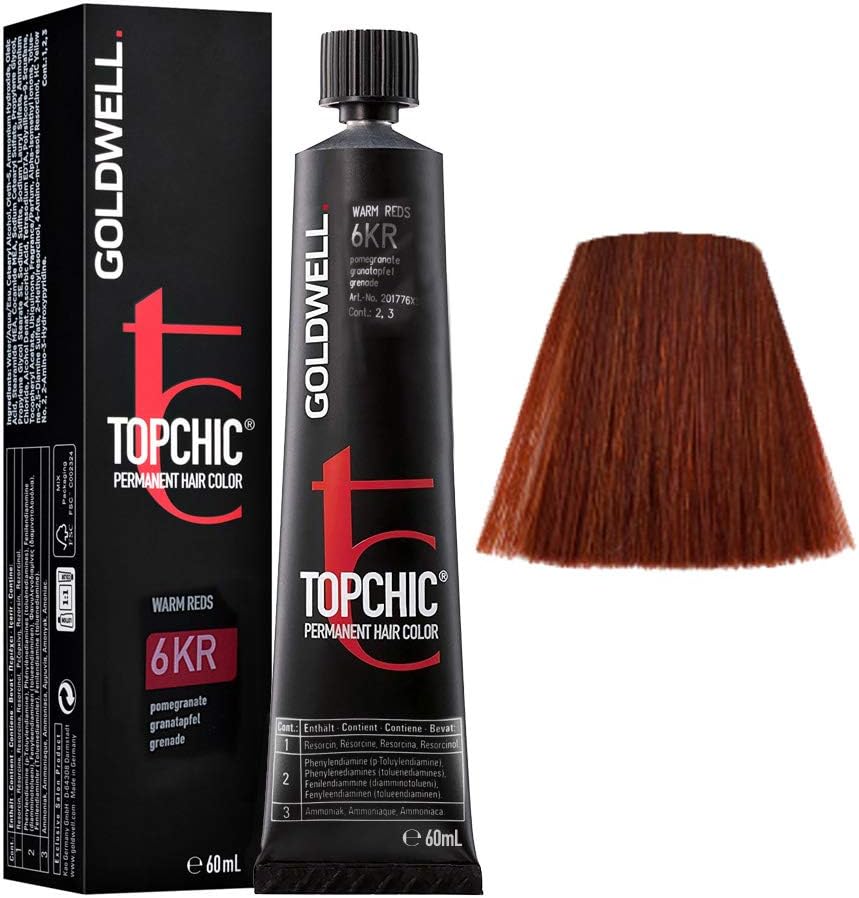 Goldwell Topchic Haircolor 6KR Pomegranate Permanent Salon Color