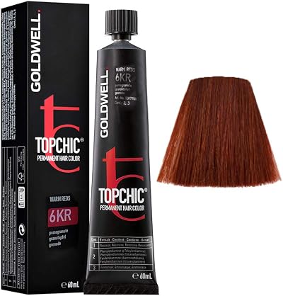 Goldwell Topchic Haircolor 6KR Pomegranate Permanent Salon Color