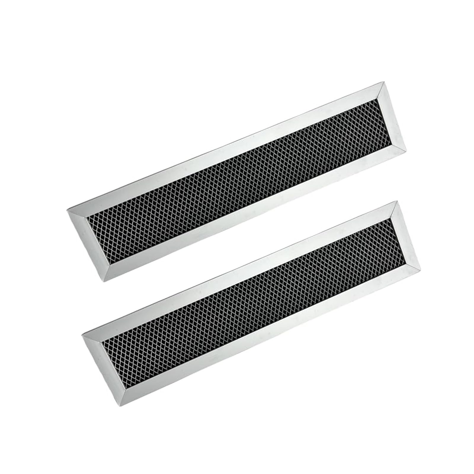 Photo 1 of (2-pack) Compatible for GE WB02X35607 WB02X10943 Charcoal Carbon Microwave Filters.2-1/2" X 11" X 3/8"