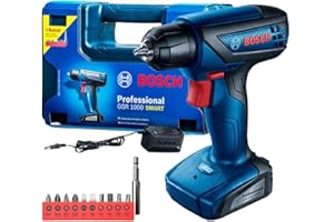Bosch Furadeira Parafusadeira GSR 1000 Smart, Com Acessórios, 12 Volts