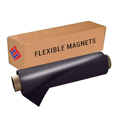 Flexible Vinyl Roll Of Magnet Sheets Black Super Strong Ideal For Crafts Commercial Inkjet Printable 2 Ft X 8 Ft