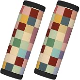 Checkered Colorful Luggage Handles Wrap Grips For Suitcases Luggage Travel Accessories For Airplane 2pcs
