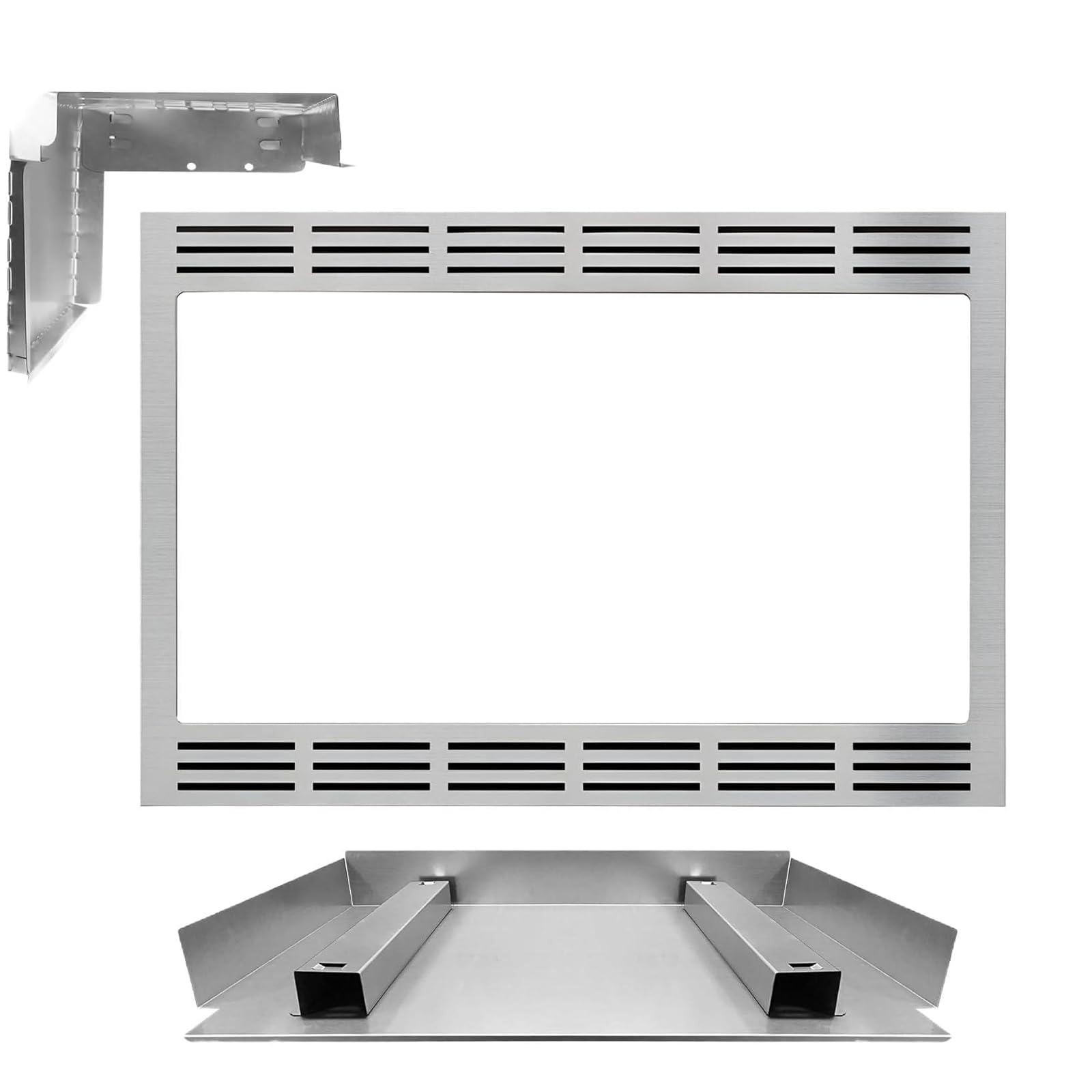 Photo 1 of 27-inch NN-TK922SS Microwave Trim Kit with 4 Strong Magnets Design - Compatible with Panasonic Microwave Oven Models Including NN-SE9-S, NN-SD9-S, NN-SN9-S