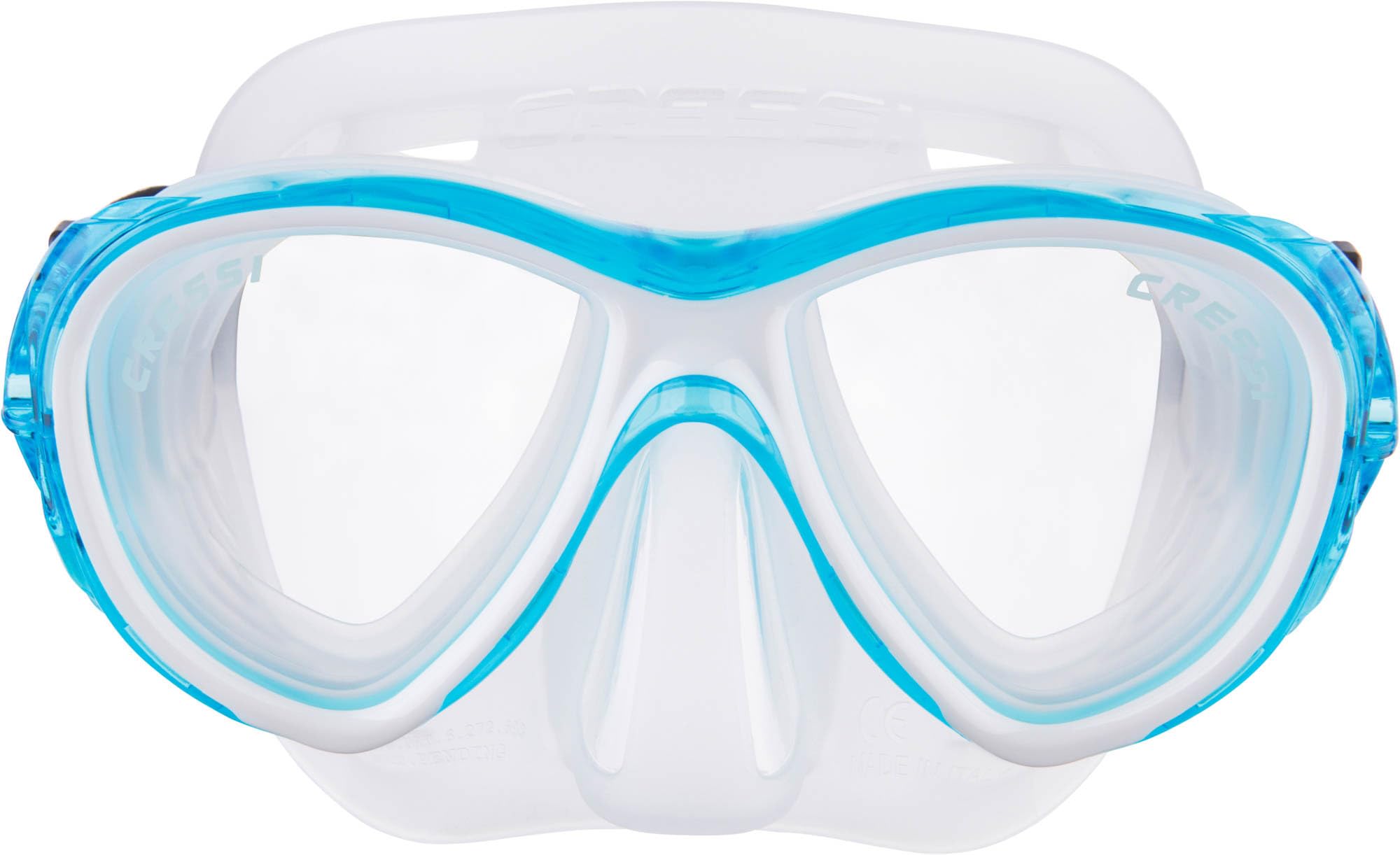 Briggs & Stratton Cressi Samoa Mask - Diving And Snorkelling Mask, Clear/Aquamarine, One Size, Unisexsex Adult