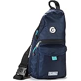 COOKIES Travel Sling Bag 7.1 L - Unisex Crossbody Bag for Men & Women, Lightweight Shoulder Bag for Hiking & Travel - Navy