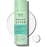Rael Toner for Face, Miracle Clear – Daily Toner with Succinic Acid, Vitamin B5, Hydration, Korean Skin Care (5.1 oz)