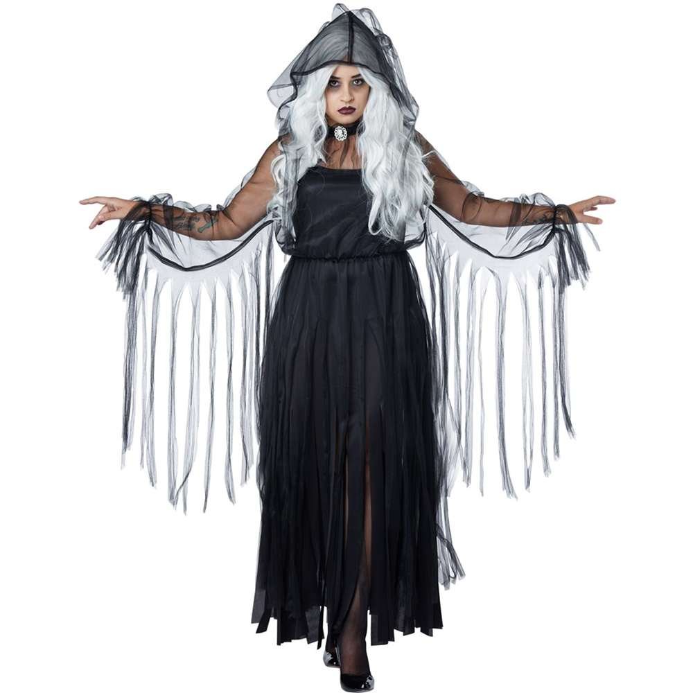 California Costumes 01755XL Ghost Adult-sized Costume, Black, 1x