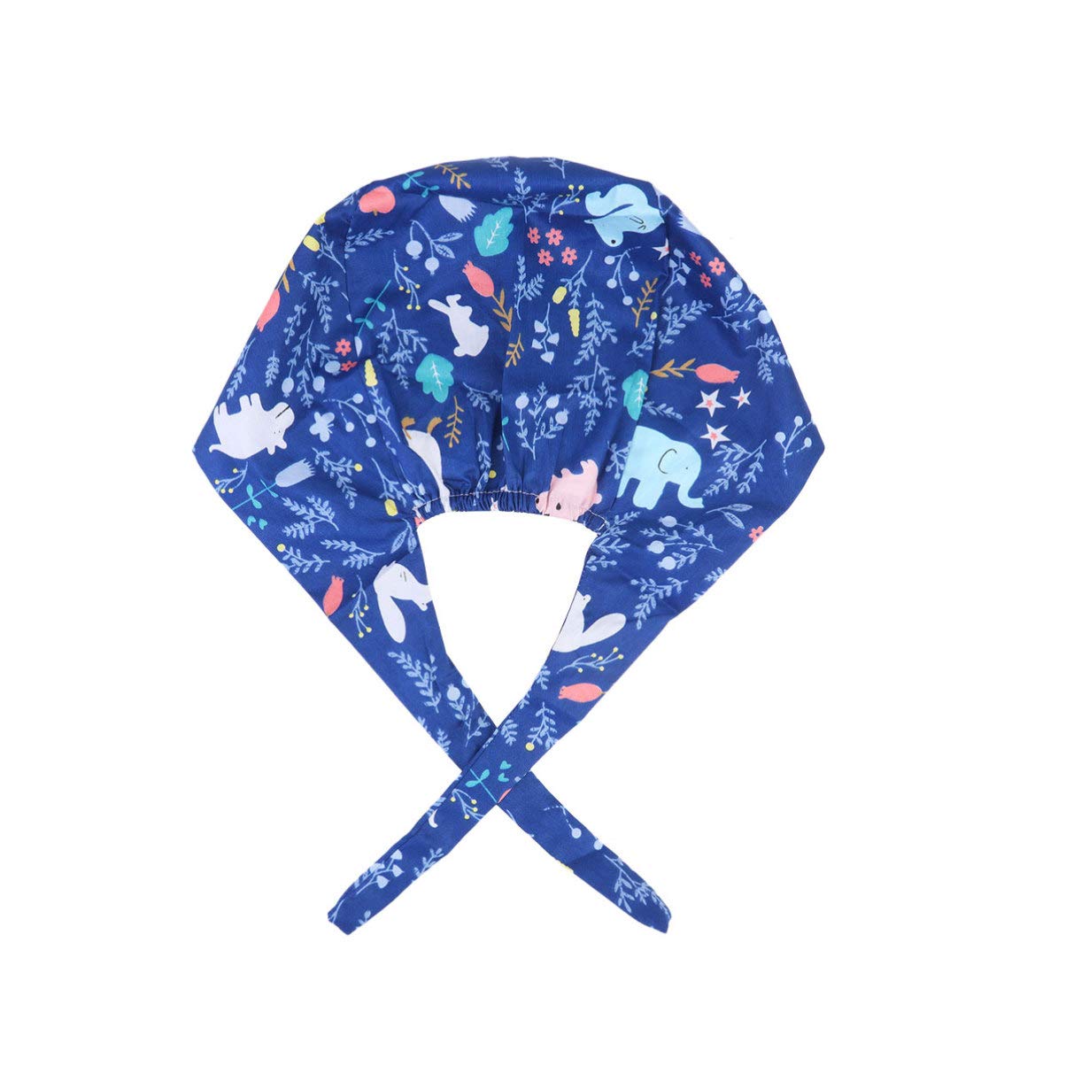 PRETYZOOM Scrub Cap Hat Cotton Adjustable Scrub Cap for Women Men
