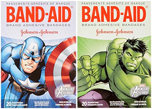 Band-Aid Marvel Avengers Assemble Bandages - 20 ct - 2 pk
