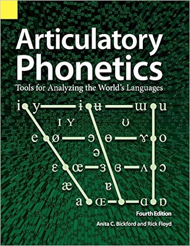 Articulatory Phonetics Tools For Analyzing The World S Languages 4th Edition Bickford Anita C Floyd Rick 9781556711657 Amazon Com Books Articulatory Phonetics Tools For Analyzing The World S Languages 4th Edition Bickford Anita C Floyd Rick 9781556711657 Amazon Com Books