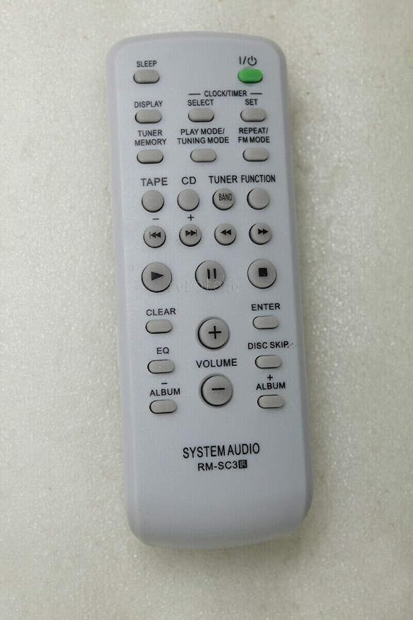 Replacement Remote Control for Sony HCDHPX9 MHCRG551S HCD