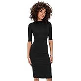 alice + olivia Women's Delora Fitted Mock Neck Dress