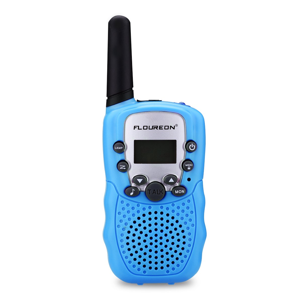 FLOUREON Kids Toy Walkie Talkies Two Way Radios Walky Talky 22 Channel Long Range UHF Handheld Outdoor Kids Toy Cellphone for Children Day/Birthday (Blue)