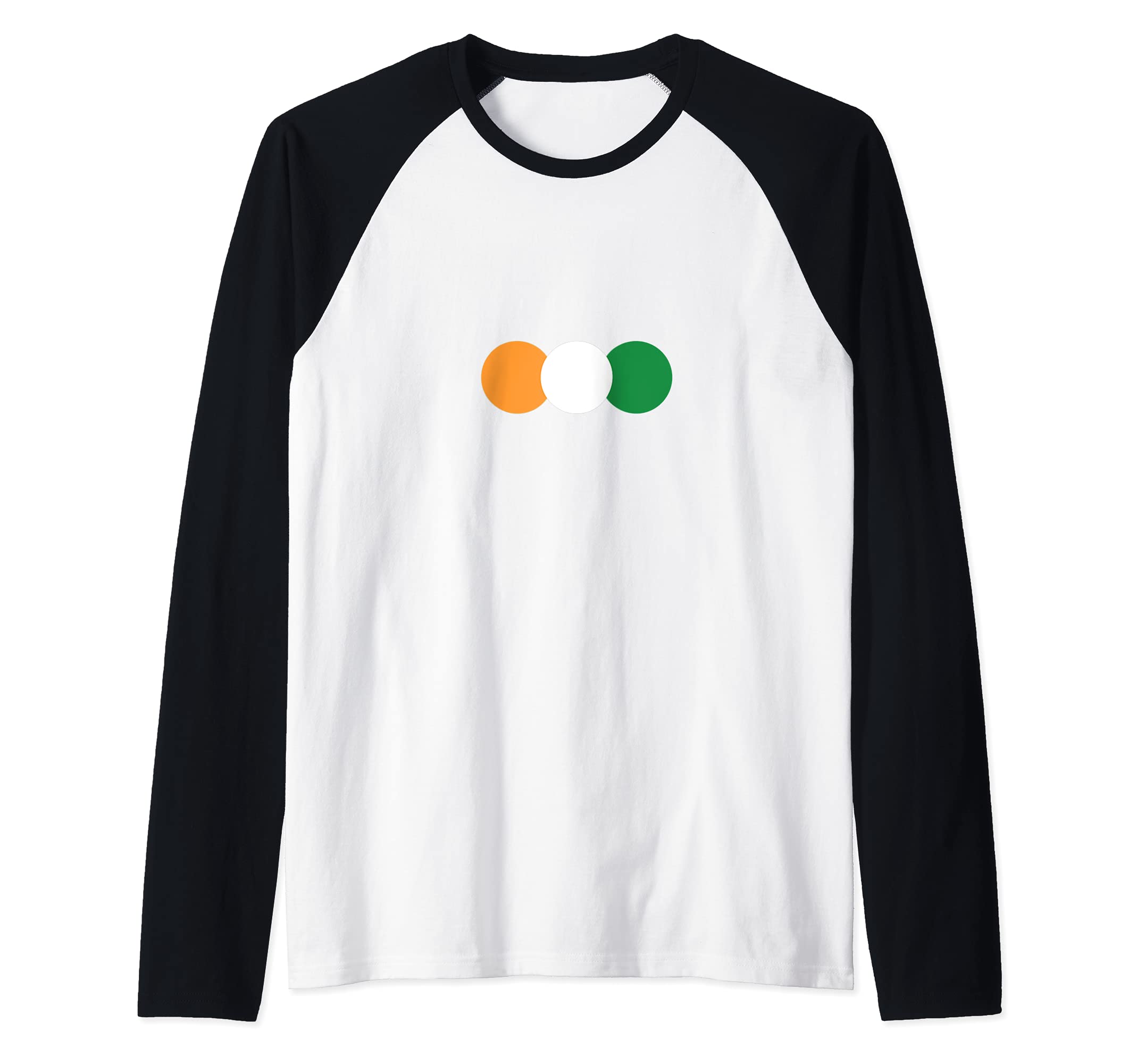 Flag India Raglan Baseball Tee