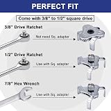 Spurtar 3 Jaw Oil Filter Wrench 64-116mm Adjustable Tool Car SUV Truck view 6
