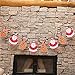 Artfen Christmas Banners Flags Hanging Bunting Garland 4 Pcs Paper Christmas Door Wall Window Hanging Decoration Ornaments Home Office Hotel Party Scene Decoration Supplies