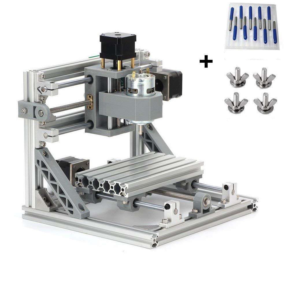 TopDirect CNC Router Engraving Machine, Working Area 160 * 100 * 45mm, Mini Wood PCB PVC