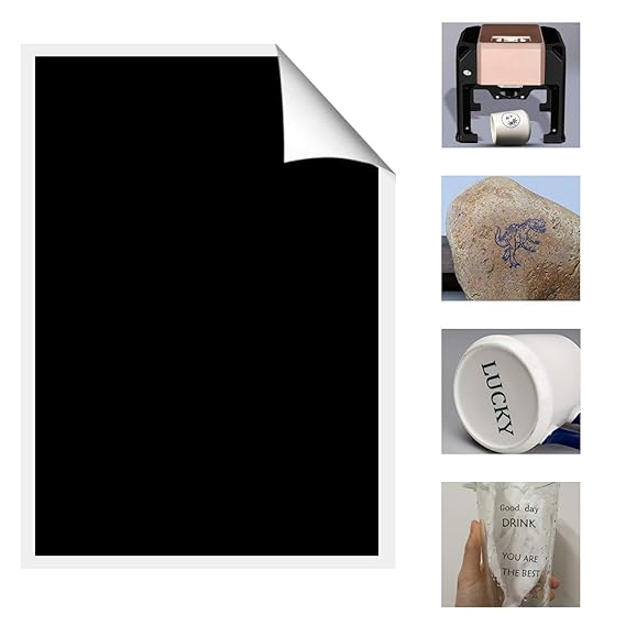 Laser Engraver Marking Paper Carbon for Ceramic Cup，Plates/Stone/Glass, suit for