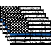 Vashun 5PCS Reflective American Flag Stickers Reflective American Flag Car Decals 4.9×2.9Inch USA Flag Sticker Waterproof Decals for Car,Hard Hat,Window,Water Bottle Motorcycle (5P-4)