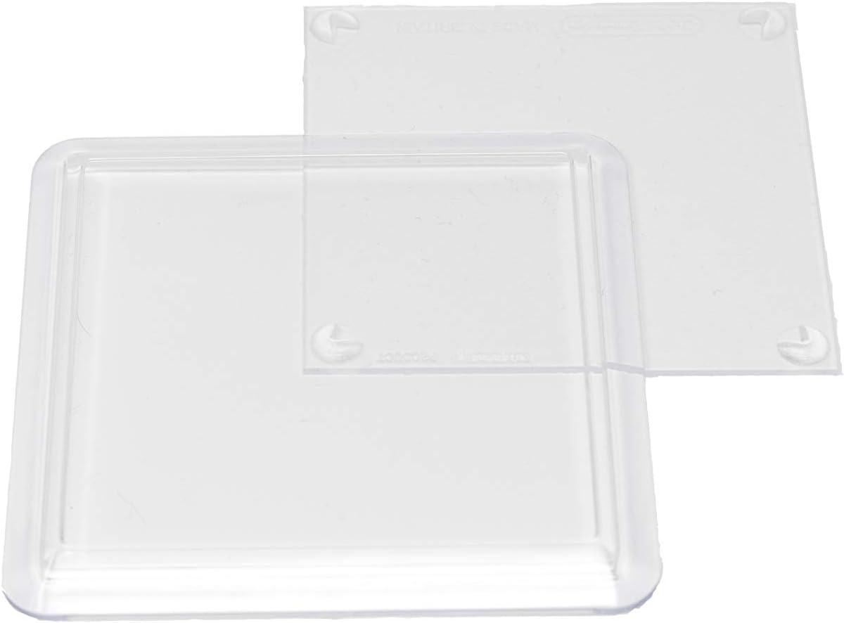 Ten Acrylic Clear Square Plastic Coasters (extra depth for craft