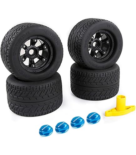 Amazon.com: Traxxas T&W X-Maxx Black Wheel Gravix Tire TRA7877