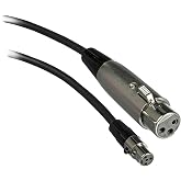 Shure WA310 4-Feet Microphone Adapter Cable, 4-Pin Mini Connector (TA4F) to XLR(F) Connector