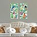 Wall Art Birds Canvas Art Parrot on Branches Tropical Rain Forest Framed Ready to Hang - 12