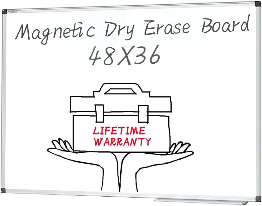 Magnetic Dry Erase Board 48 x 36 inches White Board
