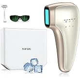 Painless IPL Laser Hair Removal for Women & Men, 39°F Sapphire Ice Cooling Technology, At-Home Laser Hair Removal Device for Face, Armpits, Legs, Bikini & Whole Body, Long-Lasting Results