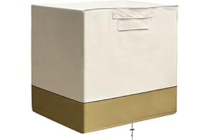 DELMOAR Air Conditioner Cover for Outside Units 32 x32 x 36 inches Central AC Covers for Outdoor Protection Water Resistant Windproof Design