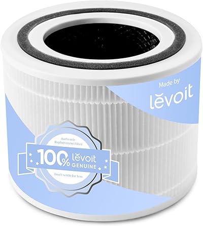 LEVOIT Ersatzfilter Luftfilter für Core 300S und Core 300 Luftreiniger, HEPA-filter, hocheffizienter Aktivkohlefilter und Vorfilter, gegen 99,97 Prozent Allergene Staub Pollen Rauch, Weiß